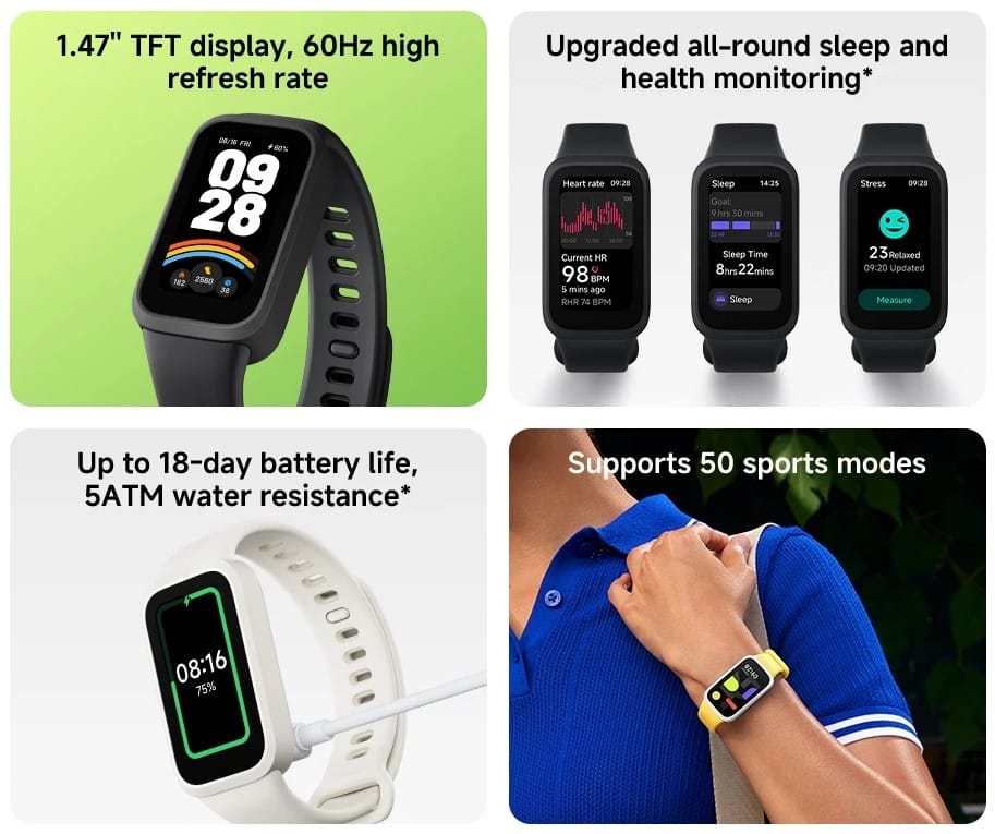 Xiaomi Smart Band 9 Active Malaysia price RM80
